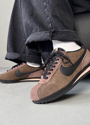Кроссовк nike cortez brown black