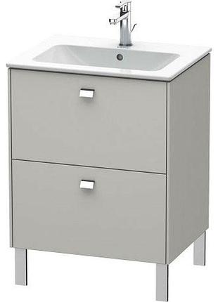 Тумба напольная duravit brioso 620х479, concrete grey matt decor (br440101007)