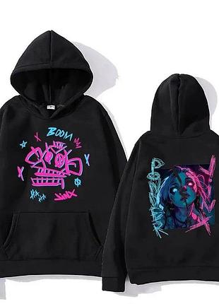 Худи "arcane jinx" (аркейн джинкс) 6 зима, 3xl