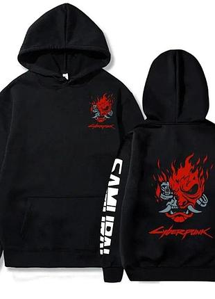 Худи аниме "cyberpunk 2077 samurai" 1 весна/осень, 2xl