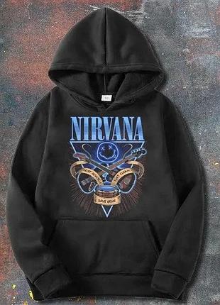 Худи "nirvana" нирвана 1 весна/осень, 3xl