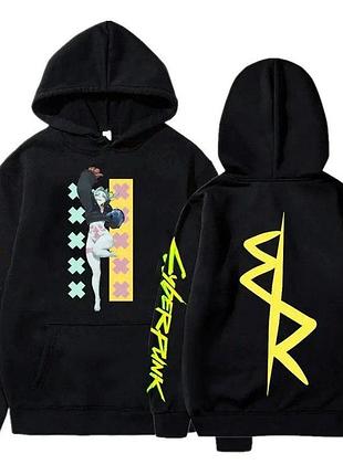 Худи аніме "cyberpunk" кіберпанк 3 весна/осінь, 2xl