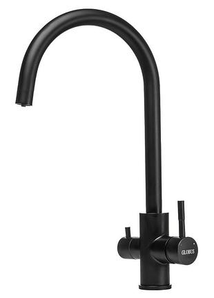 Смеситель для кухни под осмос globus lux alpen sus-0333-bb
