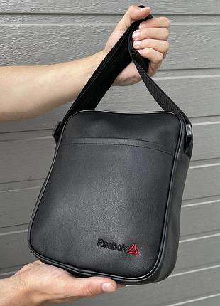 Барсетка шкір. чорна reebok #