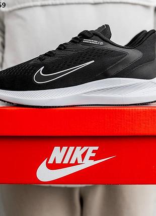 Стильные кроссовки nike air zoom black white