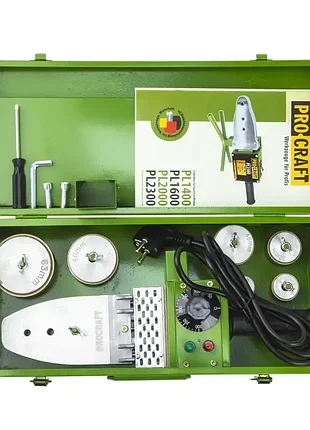 Паяльник для пластикових труб procraft pl1600 6