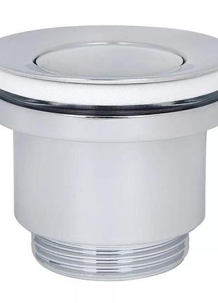 Донний клапан wezer whr 103, автомат, ø63мм, 1 1/4", хром