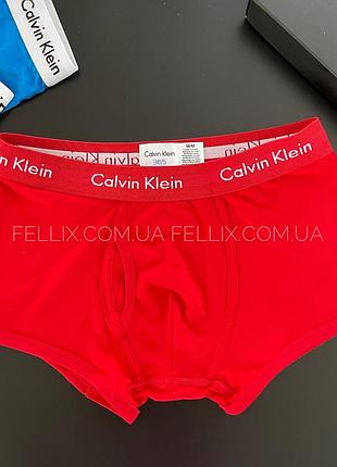 Чоловічий набір трусів келвін кляйн calvin klein 365 подарунок для хлопця чоловічих боксерів келвін кляйн, червоні fellix