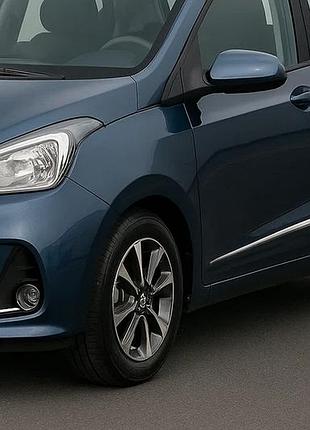 Молдинг (4 шт, нерж) для hyundai i-10 2017-2020 рр