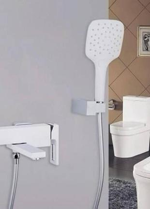 Смеситель для ванны santep 278-16w белый\хром