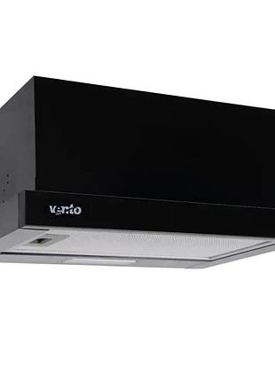 Вытяжка кухонная телескопическая ventolux garda 45 bk (700) led 2s