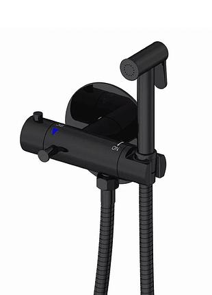 Гигиенический душ gappo g7290-6 с термостатом и крючком, черный