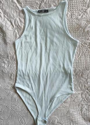 Боди nasty gal 36р.женское голубое новое