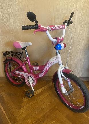 Детский велосипед ardis fashion girl c 16- дюймовыми колесами