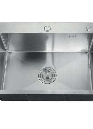 Мойка zerix zh5843-215.sus304 (3.0/0.8) из нержавеющей стали sus304 (mx1583)