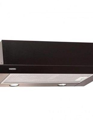 Витяжка кухонна телескопічна eleyus storm 700 60 bl (чорна)