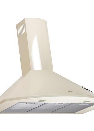 Вытяжка кухонная купольная eleyus bora 1200 led smd 90 bg (бежевая)