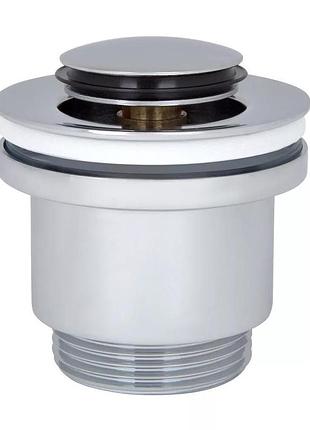 Донний клапан ital hf1082, автомат, ø63мм, 1 1/4", латунь, хром