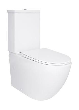 Унітаз підлоговий qtap jay ultra quiet із сидінням soft-close 640x360x835 мм qt07222175tw white