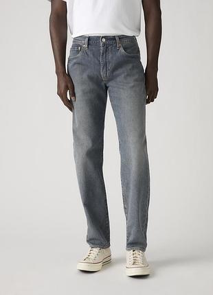 Чоловічі джинси levi’s premium 502 taper fit 295071680 — стильний сірий колір, преміальний стрейч-денім, комфорт у стегні та звужений силует. оригінал
