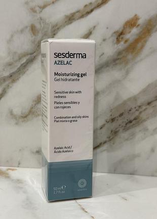 Зволожувальний гель для обличчя sesderma azelac moisturing gel