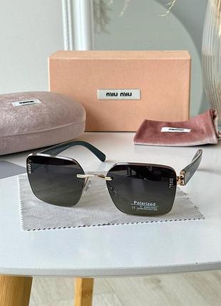 Солнцезащитные очки женские polarized miu miu (женские)