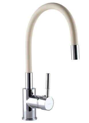 Смеситель для кухни globus lux lazer gllr-0203s-beige