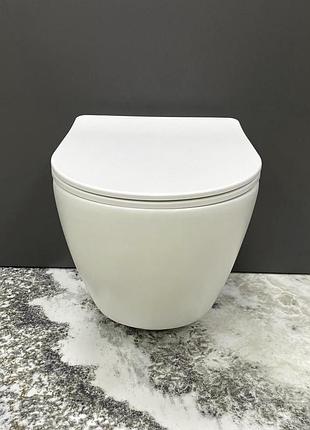 Подвесной унитаз vbi vulcano white matt