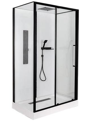Гідромасажний бокс insana kira 120*80*210 12 см низький піддон