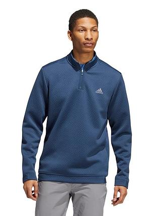 Спортивна кофта adidas синя з блискавкою, розмір m