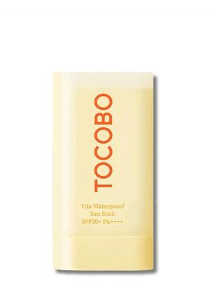 Водостойкий солнцезащитный стик - tocobo vita waterproof sun stick spf50+ pa++++