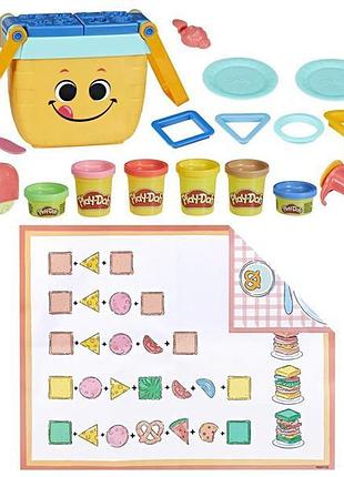 Набір для творчості play-doh форми для пікніка з пластиліном (f6916)