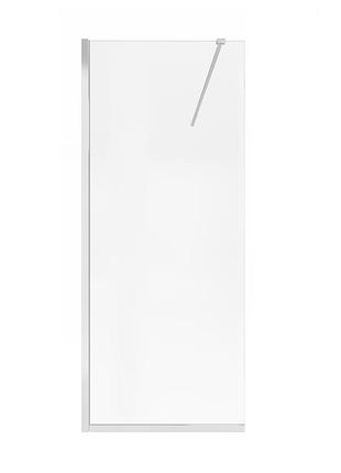 Душова перегородка qtap walk-in standard crm209.c8 90х200 см, скло clear 8 мм, покриття calcless