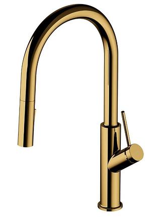 Смеситель для кухни omnires bend gold (be6455gl)