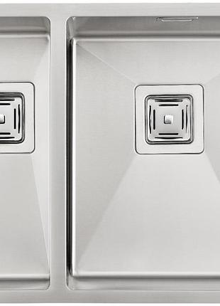 Кухонна мийка fabiano quadro 58 r10 r(58x44) 1,20 мм 8216.401.0075