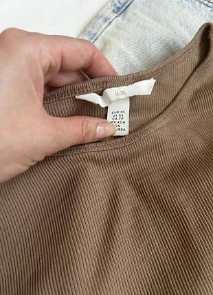 Лонгслив в рубчик от h&amp;m. 4