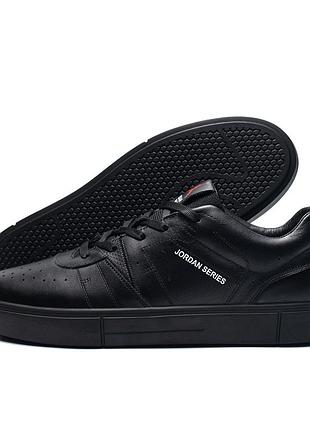 Чоловічі шкіряні кросівки j-step low black
