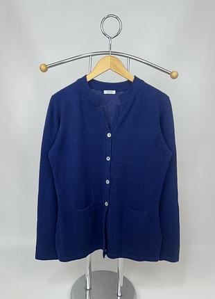 Pupa italy 100% cashmere кардиган кашемір made in italy синій люкс