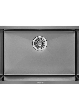 Мойка granado under top l steel s201 black