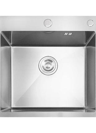 Мойка mixxus mh5050 nano-silver из нерж. стали (цвет нерж.) (mx1927)