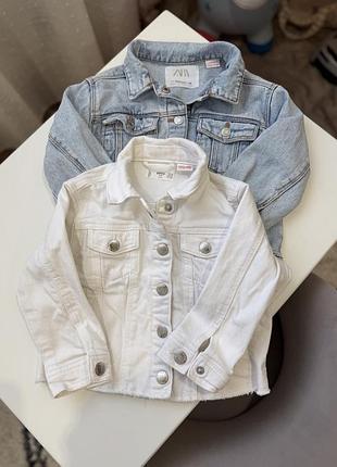 Zara джинсова куртка курточка 86-92