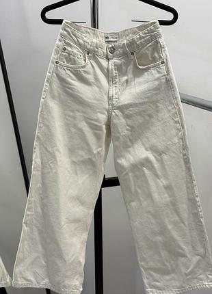 Широкі джинси кюлоти zara 36