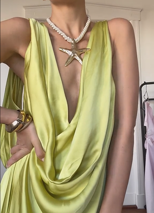 Сатинова сукня zara