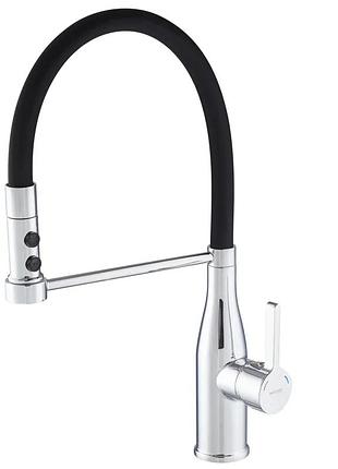 Смеситель для кухни mixxus premium summer 017 refl.black (mi6960)