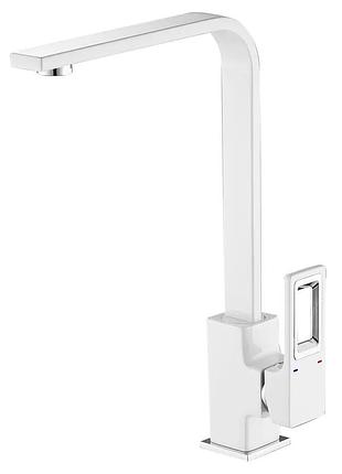 Смеситель для кухни mixxus premium dante 017 white-chrome (mi6796)