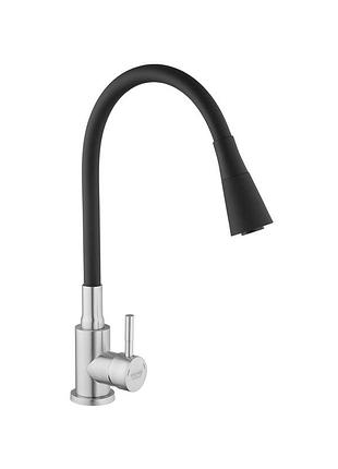 Змішувач для кухні kroner krp edelstahl klassisch - esg031blk