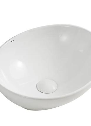 Раковина накладная mixxus premium ellipse-0107 345х265х120mm (mp6525)
