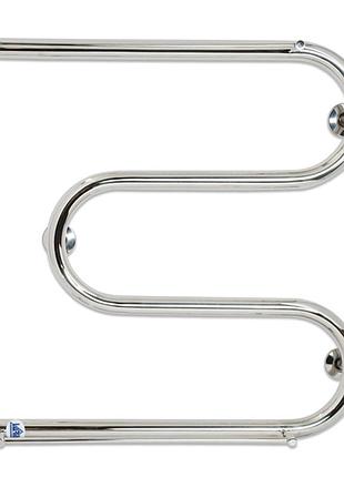 Полотенцесушитель водяной laris змеевик 25 рс3 500 х 500 с 2-мя полками 1/2''