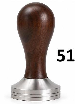 Темпер для delonghi woodline tamper 51 мм