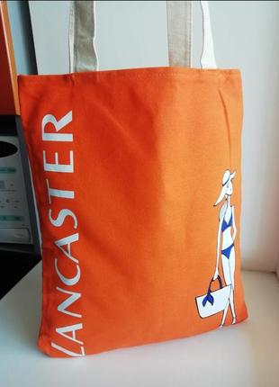 Новая фирменная текстильная сумка шоппер lancaster!!!